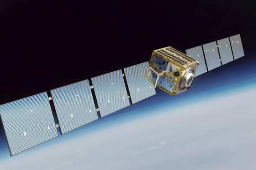 Satellit in niedriger Umlaufbahn